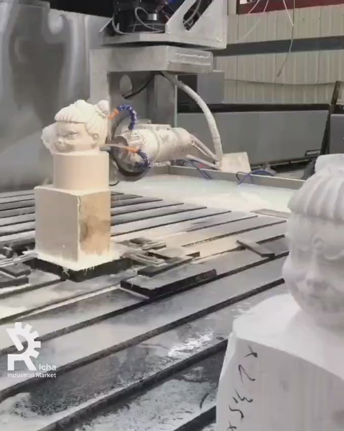5 Axis CNC Stone Carving Machine