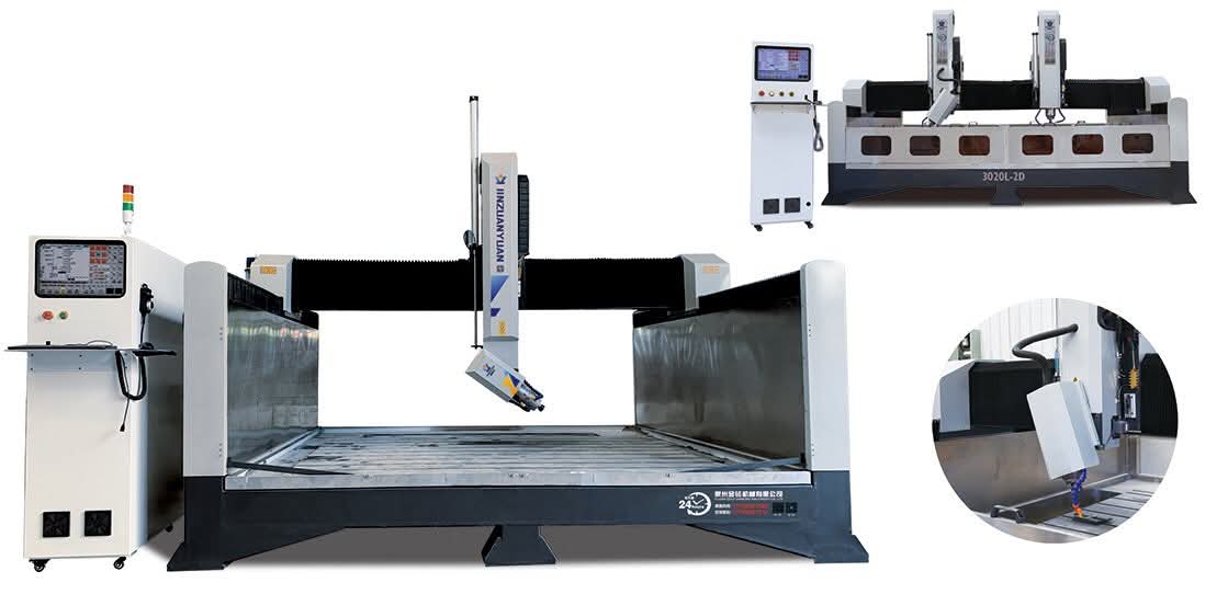 5 Axis CNC Stone Carving Machine