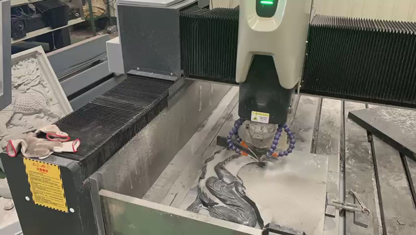 Two Heads Engraving machine