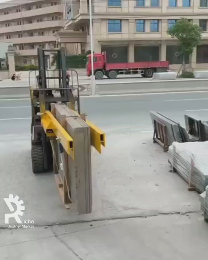 Forklift slabs lifting