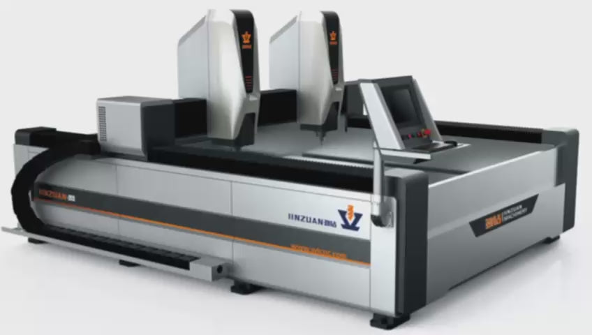Two Heads Engraving machine